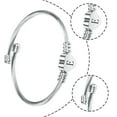thumbnail image 2 of Mother's Day Sale Clearance - Heart Initials Bracelet-A-Z Stainless Steel Engraved Charm Bracelet, Woman Girl Jewelry Birthday Festival Gift, 2 of 7