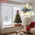 thumbnail image 2 of Elegant Metal Hanging Christmas Tree Wind Spinner - Festive Ornaments & Layered Design for Yard & Garden Decor, 2 of 7