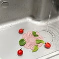 thumbnail image 5 of Hair Catcher Shower Drain with Suction Cups, Flower Shape Silicone Drain Cover for Kitchen, Bathroom, Bathtub, 5 of 6