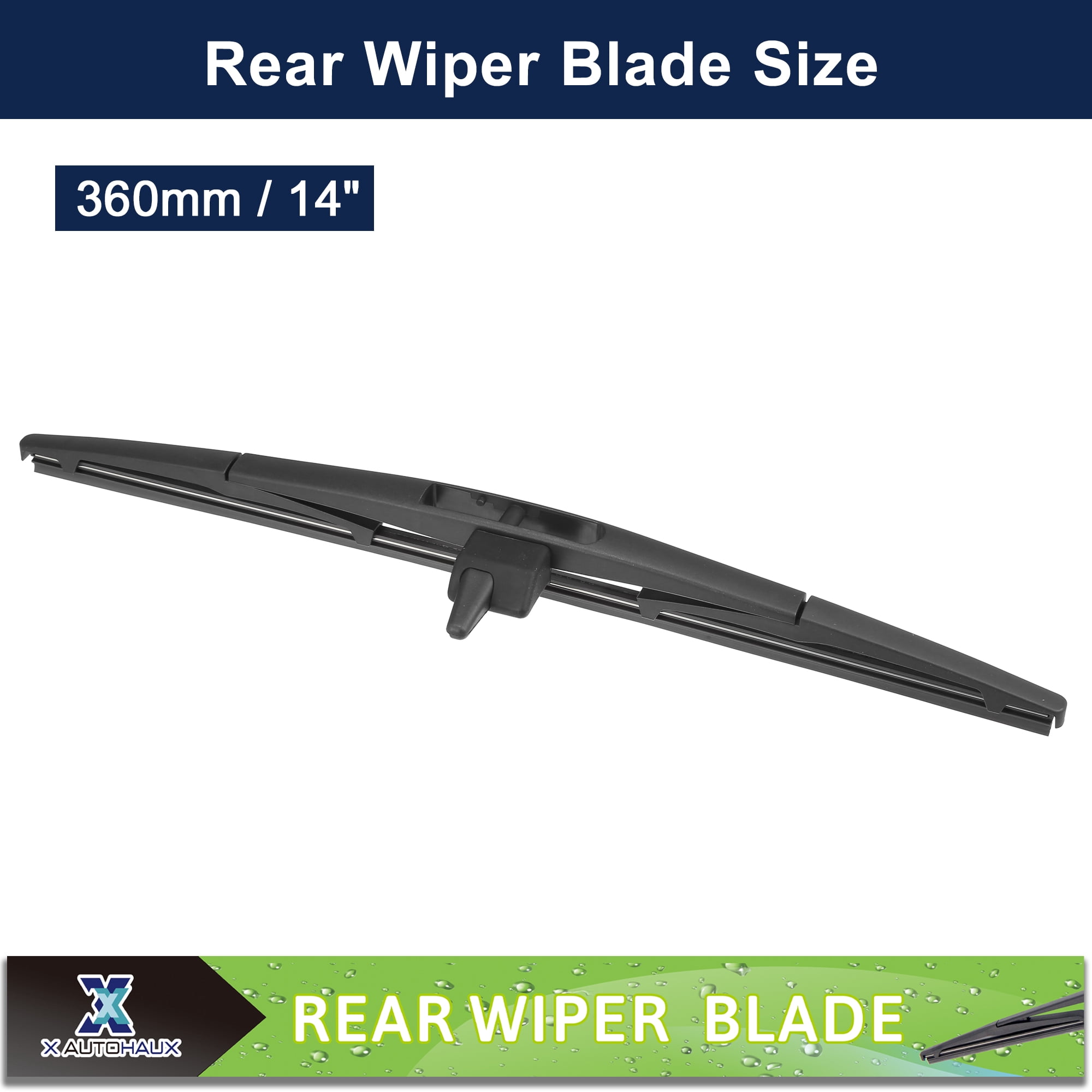 Unique Bargains Rear Wiper Blade Replacement for Honda Pilot 2009-2015 2pcs