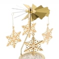 thumbnail image 3 of yuksok Metal Spinners Rotating Tea Light Candle Holders Candle Stand DIY -Snowflake, 3 of 8