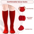 thumbnail image 4 of 3 Pack School Uniform Cotton Knee High Socks Knee High Socks for Girls and Boys, 4 of 4