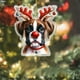 thumbnail image 1 of Uuiauoio Festive 2D Christmas Ornament with Design, Acrylic Hanging Decoration for Tree and Home Decor, Car Rearview Mirror Pendant and Seasonal Gift for Holiday Celebration, 1 of 6