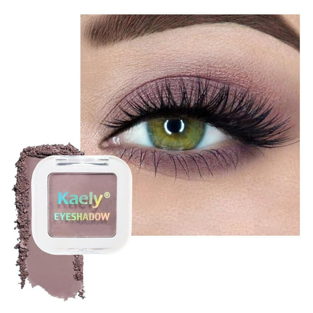 Sombra de Ojos Individual Kaely Taupe Mate a Prueba de Agua y Difuminable