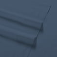thumbnail image 4 of Purity Home 100% Cotton Standard Navy Percale Pillowcases, 400 Thread Count Breathable, Super Soft, Cool & Crisp 2-Piece Set, 4 of 8