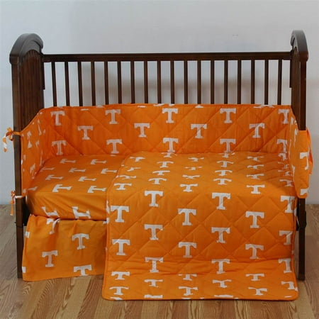 College Covers Tennessee 5 Pc Baby Crib Logo Bedding Set