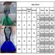 thumbnail image 2 of Falda Completa con Cola de Sirena ZHAOCHENG Disfraz de Fiesta Cosplay XL Azul, 2 of 2