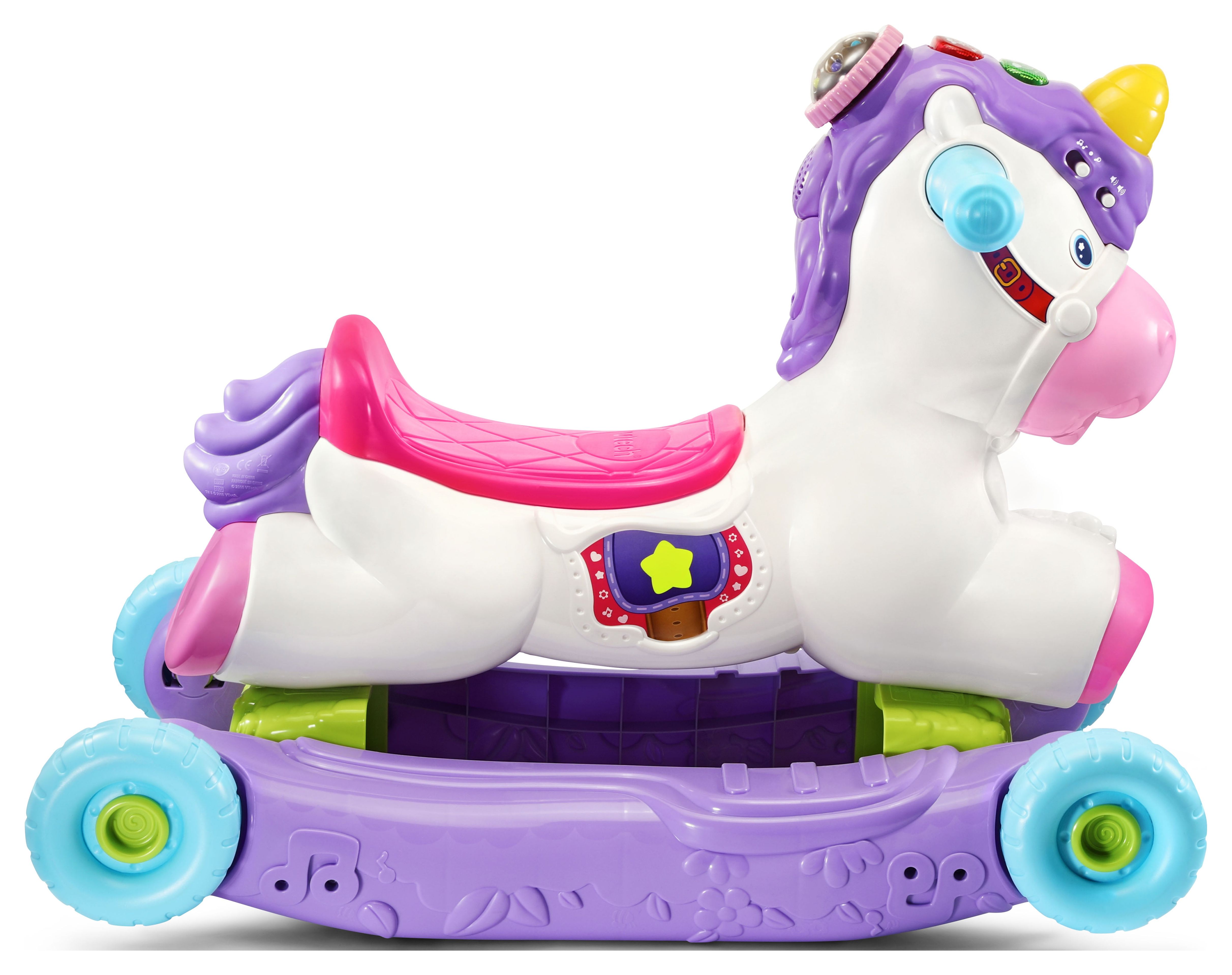 VTech Prance and Rock Learning Unicorn, Rocker to Rider Toy, Motion-Activated Responses - image 8 of 14