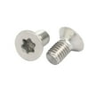 thumbnail image 2 of M5x10mm 304 Stainless Steel Fully Thread Flat Head Torx Screws Fasteners 30pcs, 2 of 3