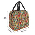 thumbnail image 2 of Pofeuu Funny Owl Bird Print Lunch Bag Lunch Box Large Capacity Insulated Lunch Bag for Adult, Leakproof Reusable Lunch Tote Bags for Work, 2 of 5