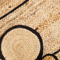 thumbnail image 3 of Gahilot International Black trim Jute scallop Outdoor Doormat, 17" x 30", 3 of 4