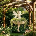 thumbnail image 4 of 2PCS Winged Fairy Dancer Hanging Planter, Decorative Resin Holder for Succulents and Small Flowers Indoor Outdoor, 4 of 7