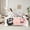 Light Pink Black, variant on jejeloiu Happy Halloween Bedding Comforter Set 7-Piece,Spooky Pumpkin Ghost King Bedding Sets,Pink White Black Bed Sheets For Girls,Ultra Soft Home Decor Reversible