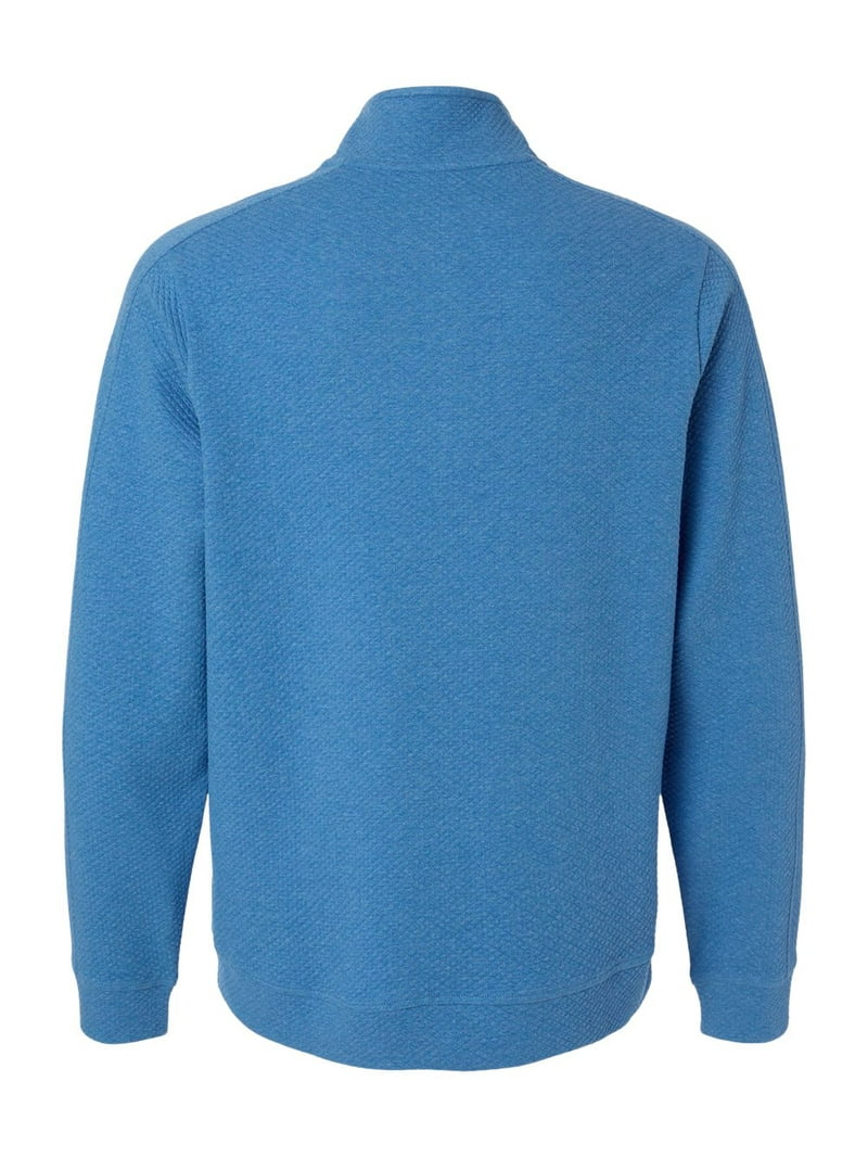 North End NE725 Men's Spirit Textured Quarter-Zip Pullover-Light