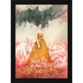 thumbnail image 2 of Erica Pagnoni 14x18 Black Modern Wood Framed Wall Art Titled - Lady of the Clouds (detail), 2 of 6