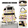 thumbnail image 3 of FORMRS Mini Backpack Purse for Women Travel Daypack Casual Shoulder Bag, White Stars Pattern, 3 of 7