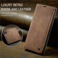thumbnail image 2 of CaseMe for iPhone 15 Pro Max, Wallet Case Soft PU Leather Flip Case Magnetic Stand Flip Protective Cover Leather Case with ID & Credit Card Slots Holder Case-Brown, 2 of 8