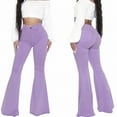 thumbnail image 3 of Gubotare Jeans for Women Plus Size Women's Plus Size Relaxed Fit Stretch Jean (Purple,XL), 3 of 4