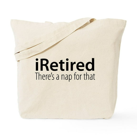 CafePress - Iretired Tote Bag - Unisex Canvas Tote Bag, Beige, 1-Piece