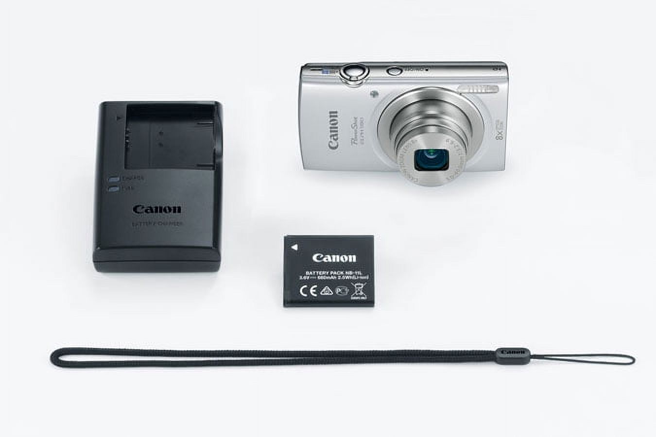 Canon Powershot Elph 180 Silver Camera - image 4 of 8