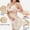 Beige, variant on Babysbule Womens Shapewear Women's High Waist Alterable Button Lifter Hip And Hip Tucks In Pants