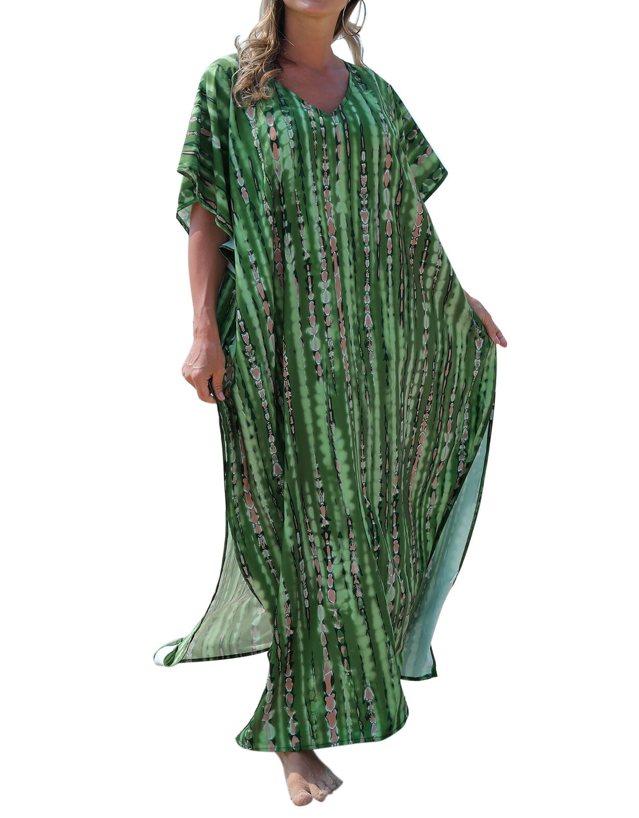 Alsol Lamesa Women's Swimsuit Cover Up Tiedye Beach Cover Ups Beach