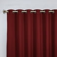thumbnail image 2 of Superior Blackout Solid Light Filtering Grommet Curtain Panel Set, 70" x 108", Sangria, 2 of 10
