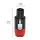 thumbnail image 4 of 5pcs Conectores 4 Polos Con para NL4FC NL4FX NLT4X () Rojo, 4 of 4