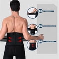 thumbnail image 3 of Minnieouse Mujeres Abdomen Cinturón Hombres Transpirable Cintura Soporte Ajustable Ergonomía Protector Corsé Deportes Ejercicio Fitness Protección de la piel Negro/M, 3 of 6