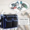 thumbnail image 3 of Tools Organizer Thickened Oxford Cloth Tools Shoulder Bag Holder Organizer For Electrician Repairman Blue ANGGREK Otros, 3 of 8