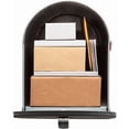 thumbnail image 2 of Stanley Extra-Large Capacity Galvanized Steel Grey, Post-Mount Mailbox, ST200000, 2 of 6