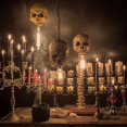 thumbnail image 4 of Lámpara de esqueleto LED 3D de halloween, lámpara de esqueleto terrible hecha a mano, lámpara de computadora de esqueleto decorada de halloween, casa embrujada, decoración de esqueleto, 4 of 5