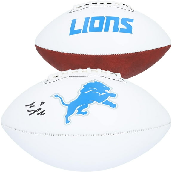 Sam LaPorta Detroit Lions Autographed White Panel Football - Fanatics Authentic Certified
