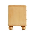 thumbnail image 4 of Grappa Natural Wood & Rattan Wavy Nightstand, 4 of 6