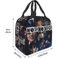 thumbnail image 4 of Wednesday Lunch Bag Reusable Insulated Lunch Tote Bag Lunchbox With Adjustable For Office Work Picnic Lunch Bag, 4 of 4