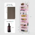 thumbnail image 5 of GADE over the door storage organizer, 5 pockets, 10 mesh pockets, 44 lbs capacity - for bedroom, bathroom, nursery, 5 of 5