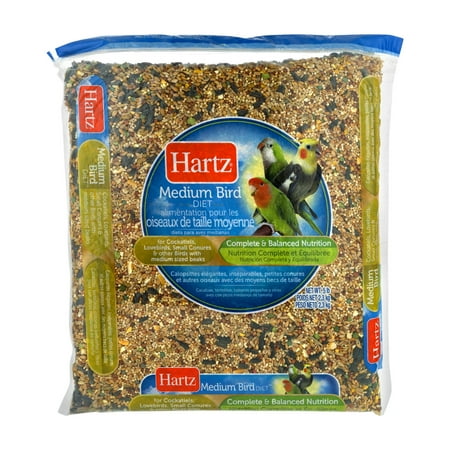 Hartz Medium Bird Food, 5.0 LB