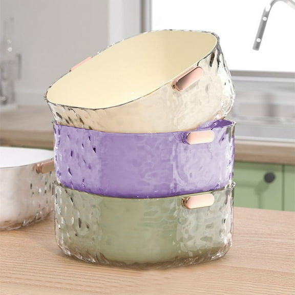 CVLNCYCLING Strainer,Colander,Strainers for Kitchen,Strainers and Colanders,Kitchen Colander,Fruit Colander,Colander Small for Draining Pasta,Vegetable and fruit