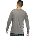thumbnail image 3 of INTIMO Men's Knit Long-Sleeve V-Neck Pajama Lounge Shirt Short-Sleeve PJ Top, 3 of 5