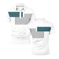 thumbnail image 5 of Tbopshirt Short Sleeved Shirts for Men Plus Size with Collar Business Collar Casual Sports Printed Button Top Shirt,S-5XL, 5 of 6