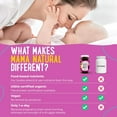 thumbnail image 4 of Mama Natural Organic Prenatal Vitamins for Women Vegan (30 Servings) | One A Day Prenatal Vitamins for Pregnant Women | Food Based, Non-GMO & Gluten-Free - Pre Natal Multivitamin with Folate, 4 of 5