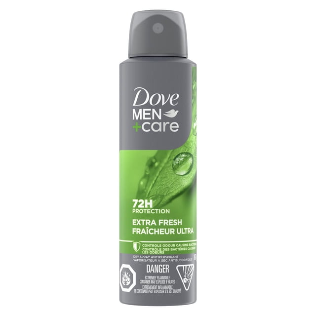 Dove Men+Care Antiperspirant Deodorant Dry Spray Extra Fresh, 107 g