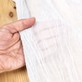 thumbnail image 4 of Koyal Wholesale Gauze Cheesecloth Table Runner Fabric Netting Sheer Tablecloth, White, 4 of 5