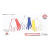 Omar Disposable Powder-Free Vinyl General-Purpose Gloves, Small, Clear, 100 Gloves Per Box