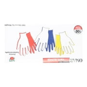 Omar Disposable Powder-Free Vinyl General-Purpose Gloves, Small, Clear, 100 Gloves Per Box