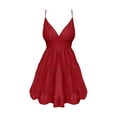thumbnail image 5 of OSOLU Summer Dresses For Women 2025 Solid Color Hem Tie Back Dress Stylish Sundress Dresses For Women 2025 Elegant Classy, 5 of 5