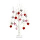 thumbnail image 2 of Árbol De San Valentín Iluminado De 60cm Con 18 Adornos De Corazón Y 50 Luces Led Blancas Cálidas Funciona Con Usb Y Pilas Rama Flexible Decoración Romántica De Mesa Blanco (1 Unidad) Rkxzt, 2 of 8