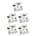 thumbnail image 1 of Vogacara 10 Pieces Arctic Circle Animals Models Gift Wolf Learning Figurines New Reindeer Statue Party Birthdays Polar Bear Year Type2 NO2, 1 of 6