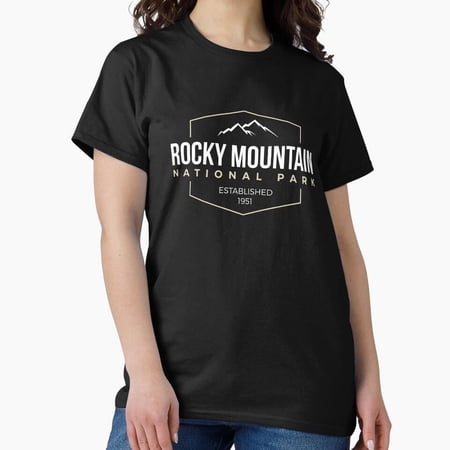 Vintage Rocky Mountain National Park Classic T-Shirt T-Shirt - Perfect T-Shirt For Everyone