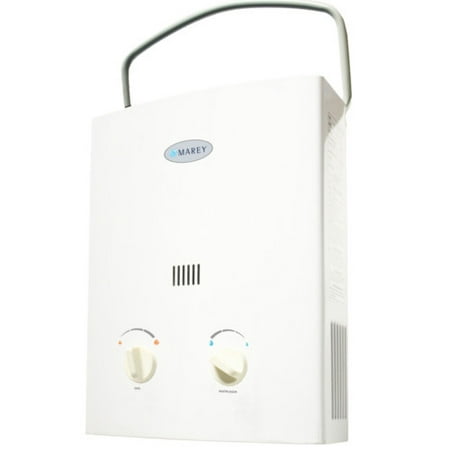 Marey 2.0 GPM 5L Liquid Propane Gas Portable Tankless Water Heater,